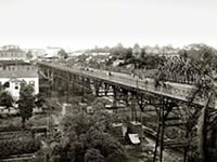 Viaduto do Ch&aacute; em 1902