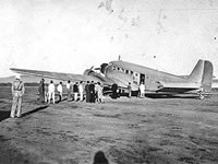 Avi&atilde;o na pista do aeroporto de Congonhas
