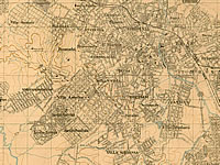 Planta da Cidade de S&atilde;o Paulo em 1924